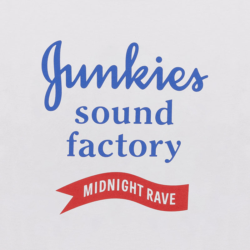 Midnight Rave Junkies Tee - White