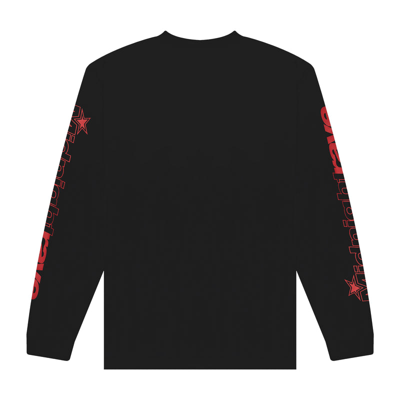 Midnight Rave Open Your Mind L/S Tee - Black